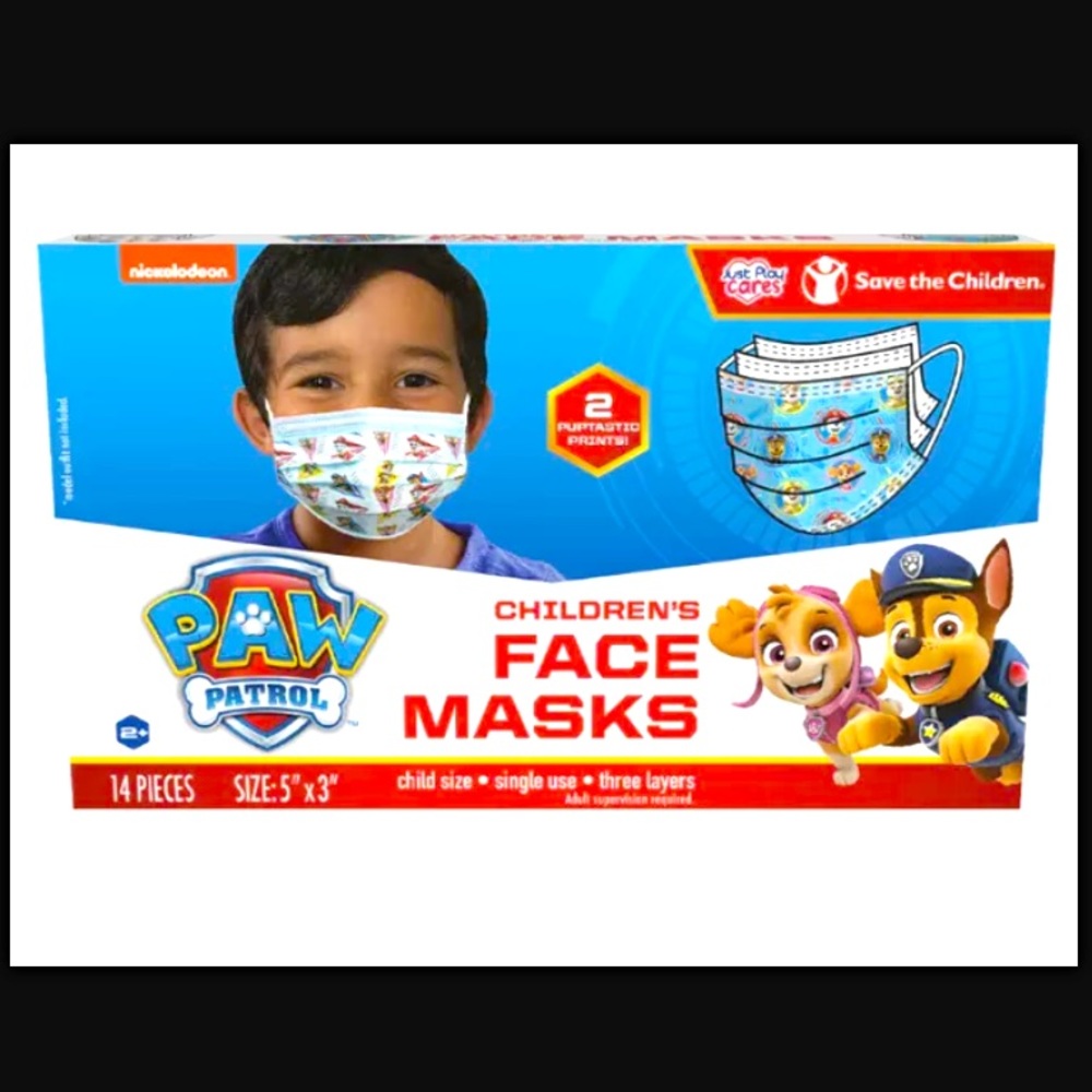 COPY - COPY - NIB Disposable Paw Patrol Face Mask…